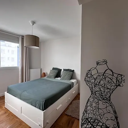 Apartmán T3 Vu Eiffel Balcon Parking 3m Pied Metro 8 Paříž